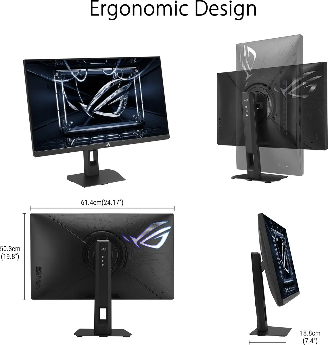 ASUS ROG Strix Pulsar XG27AQNGV Gaming Monitor 27" - 360Hz - 1ms - Zwart