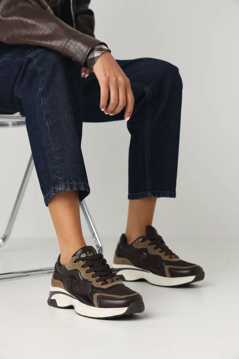 Mexx Portia Love Sneakers - Donkerbruin 37 - afbeelding 6 van 6
