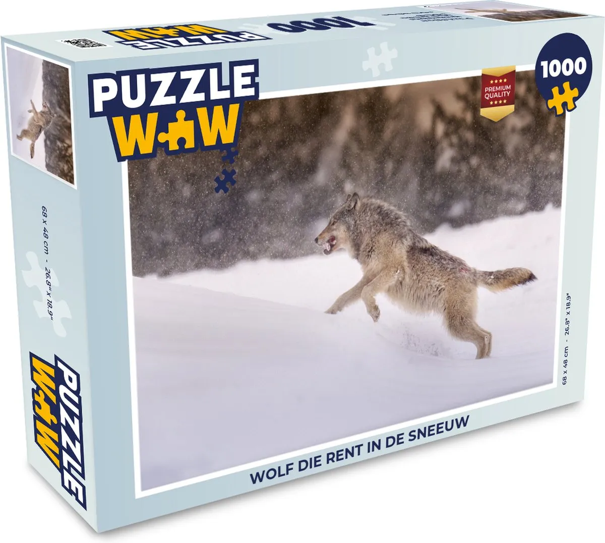 PuzzleWow Legpuzzel 1000 Stuks - Multicolor
