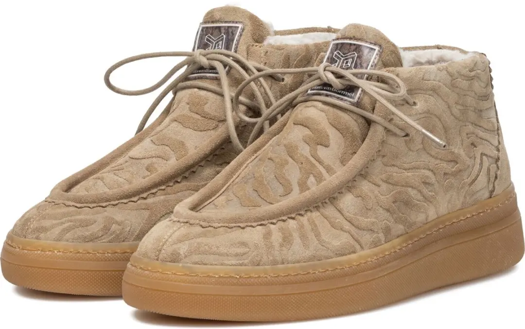 Floris van Bommel Fygi Sneakers Sfw-10179 - Beige - Dames 39 - afbeelding 4 van 6