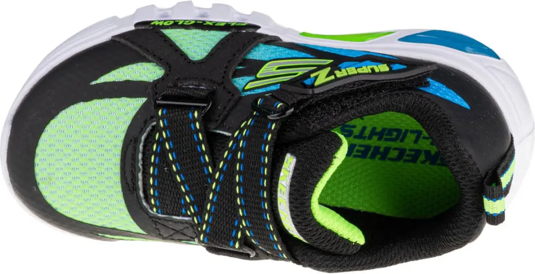 Skechers Flex-Glow Lowex 400015N-BBLM Sneakers - Zwart - afbeelding 3 van 4