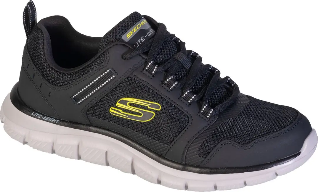 Skechers Track-Knockhill, Mannen, Zwart, Sneakers, maat: 47,5