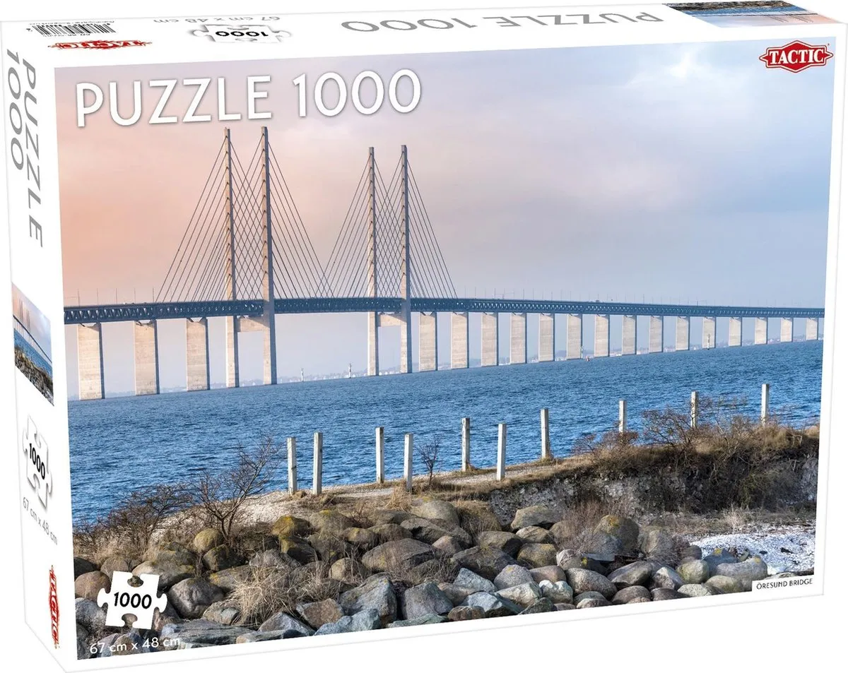 Tactic Öresund Bridge Puzzel 1000 Stuks