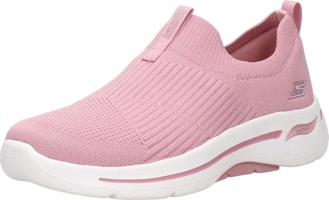 Skechers Go Walk Arch Fit Iconic Sneakers - Roze - afbeelding 3 van 6