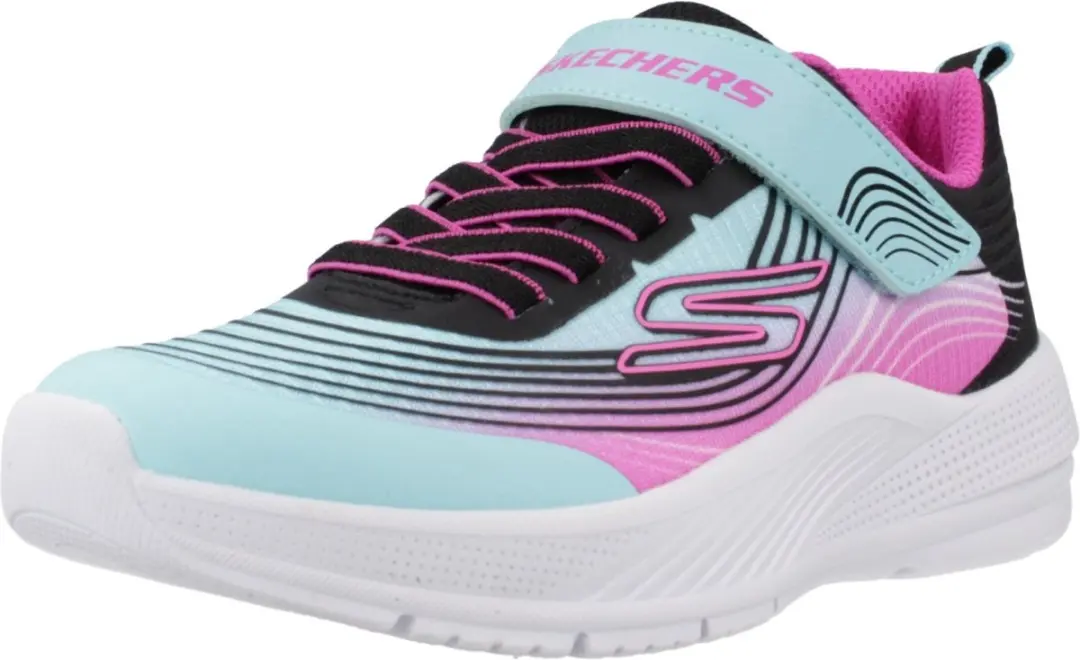 Skechers Microspec Advance Meisjes Sneakers 33 - Multicolor - afbeelding 6 van 6