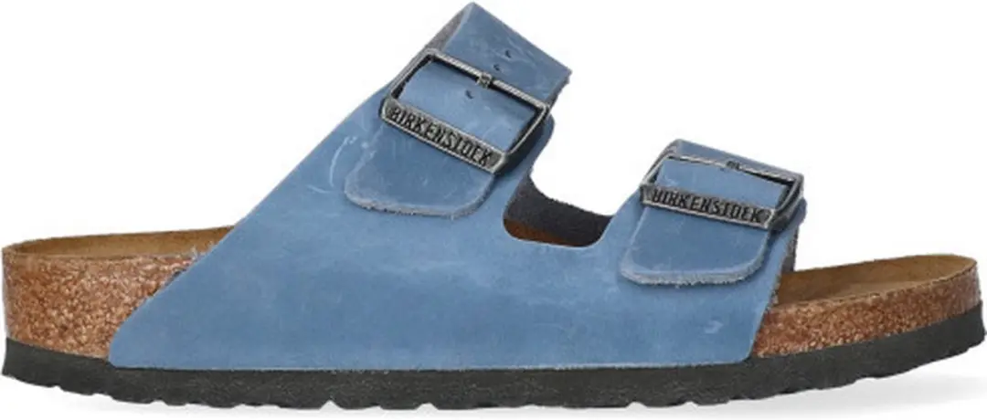 Birkenstock Arizona Slippers Dusty Blue Narrow-fit