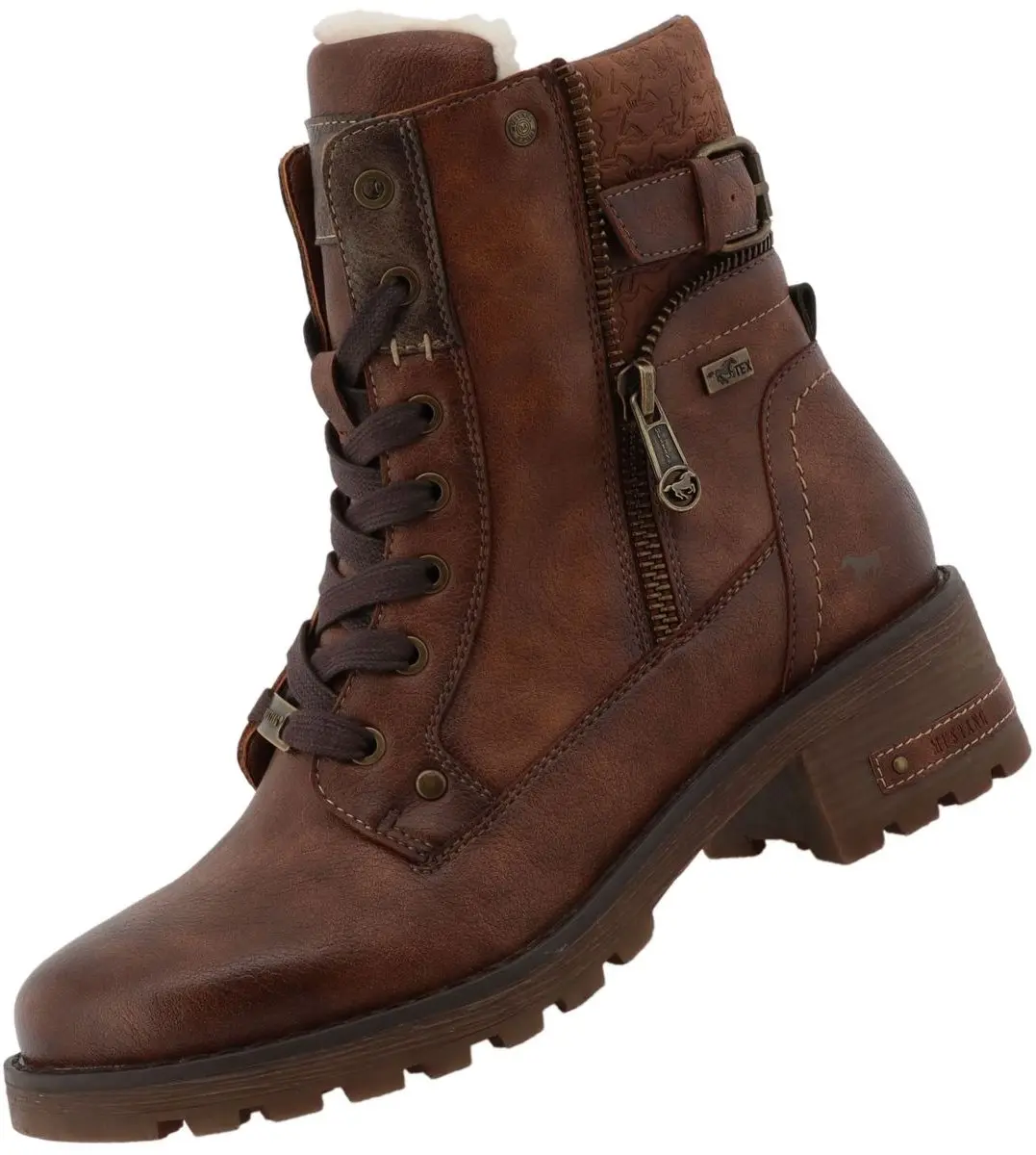 Mustang Veterboots Dames - Bruin - Maat 36
