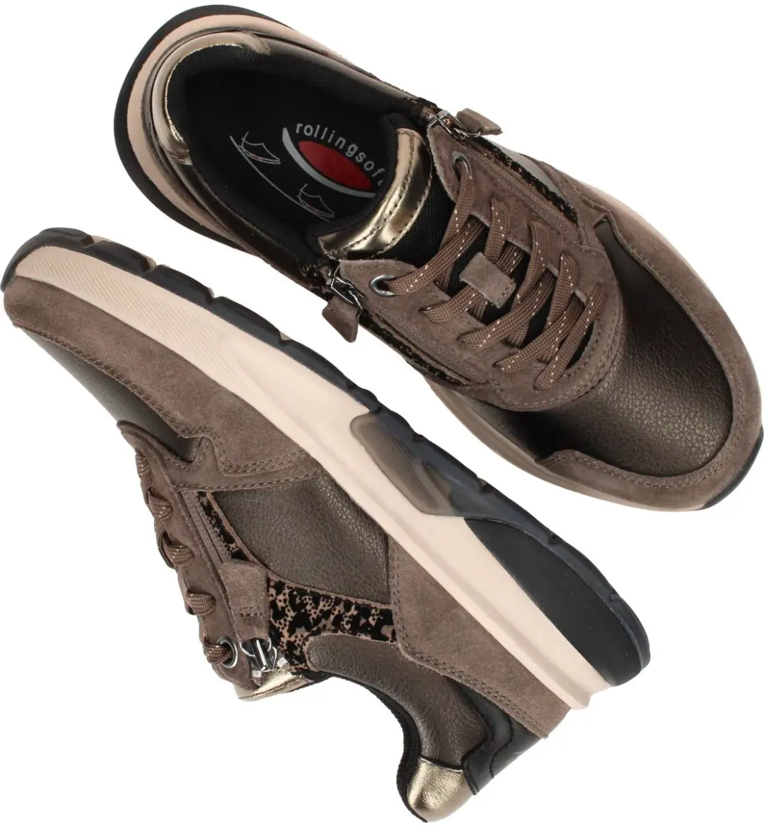 Gabor Rollingsoft Sneakers 102221 - Bruin - Maat 40 - afbeelding 6 van 6