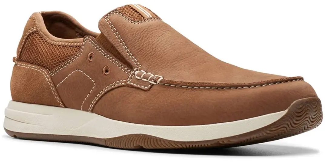 Clarks Sailview Step Heren Instapper - Bruin - Maat 44.5 - afbeelding 2 van 6