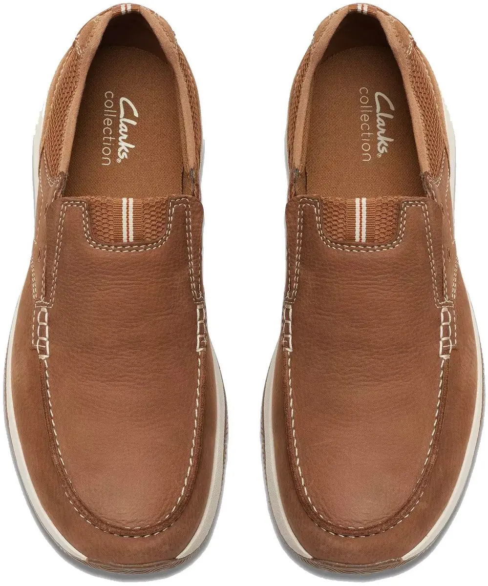 Clarks Sailview Step Heren Instapper - Bruin - Maat 44.5 - afbeelding 5 van 6