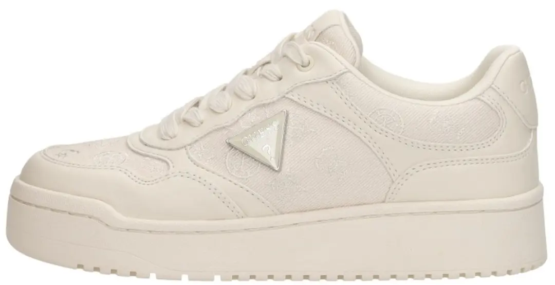 Guess Miram7 Sneakers Laag - Beige - Maat 38 - afbeelding 2 van 6