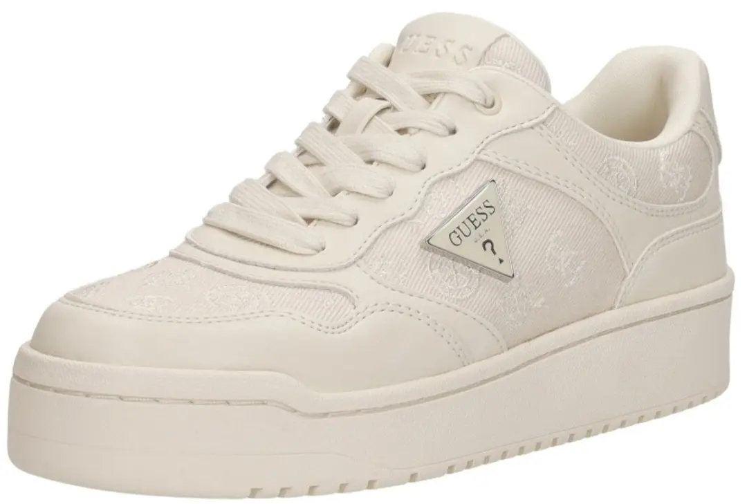 Guess Miram7 Sneakers Laag - Beige - Maat 38 - afbeelding 4 van 6