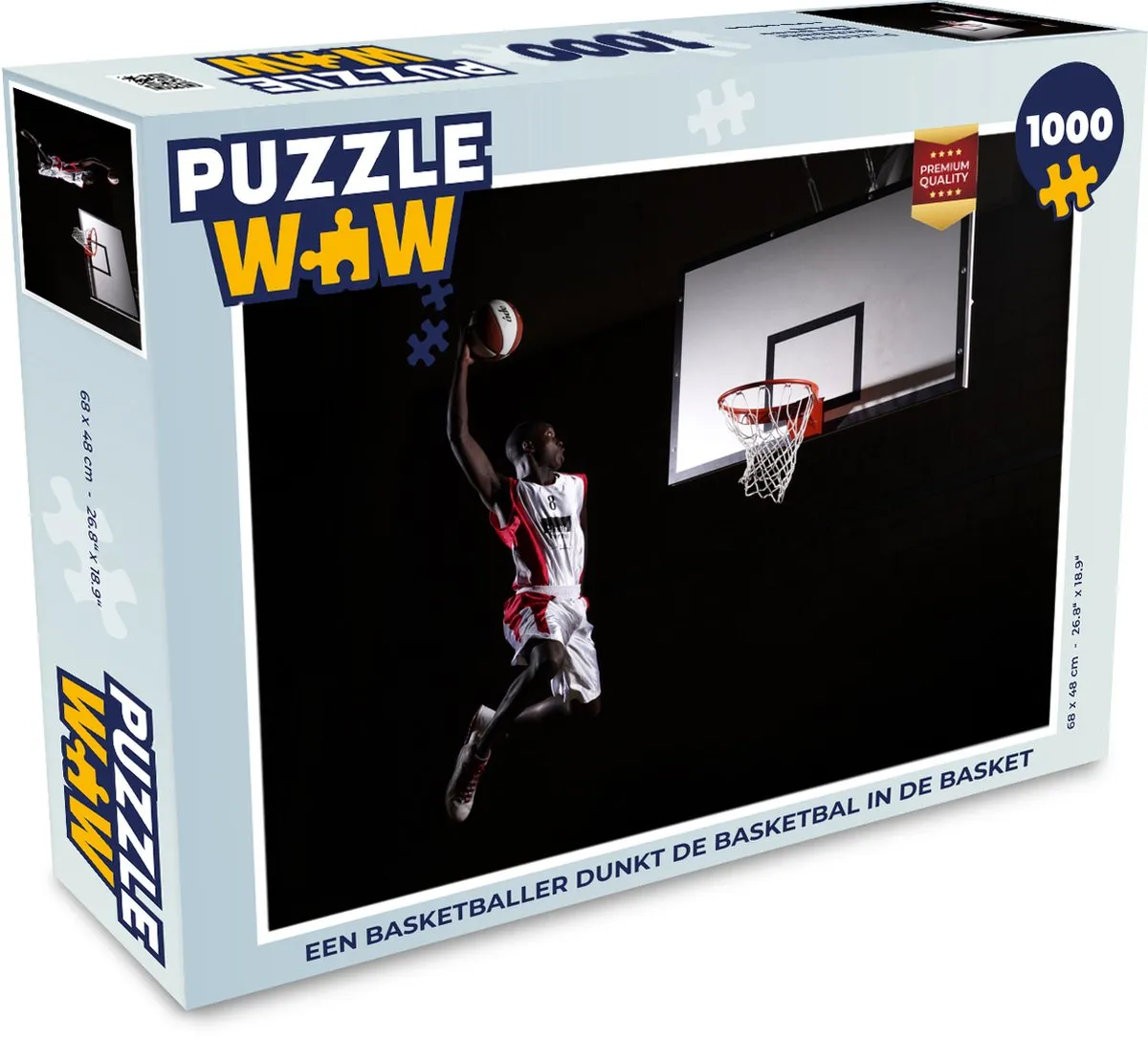PuzzleWow Legpuzzel 1000 Stuks - Multicolor