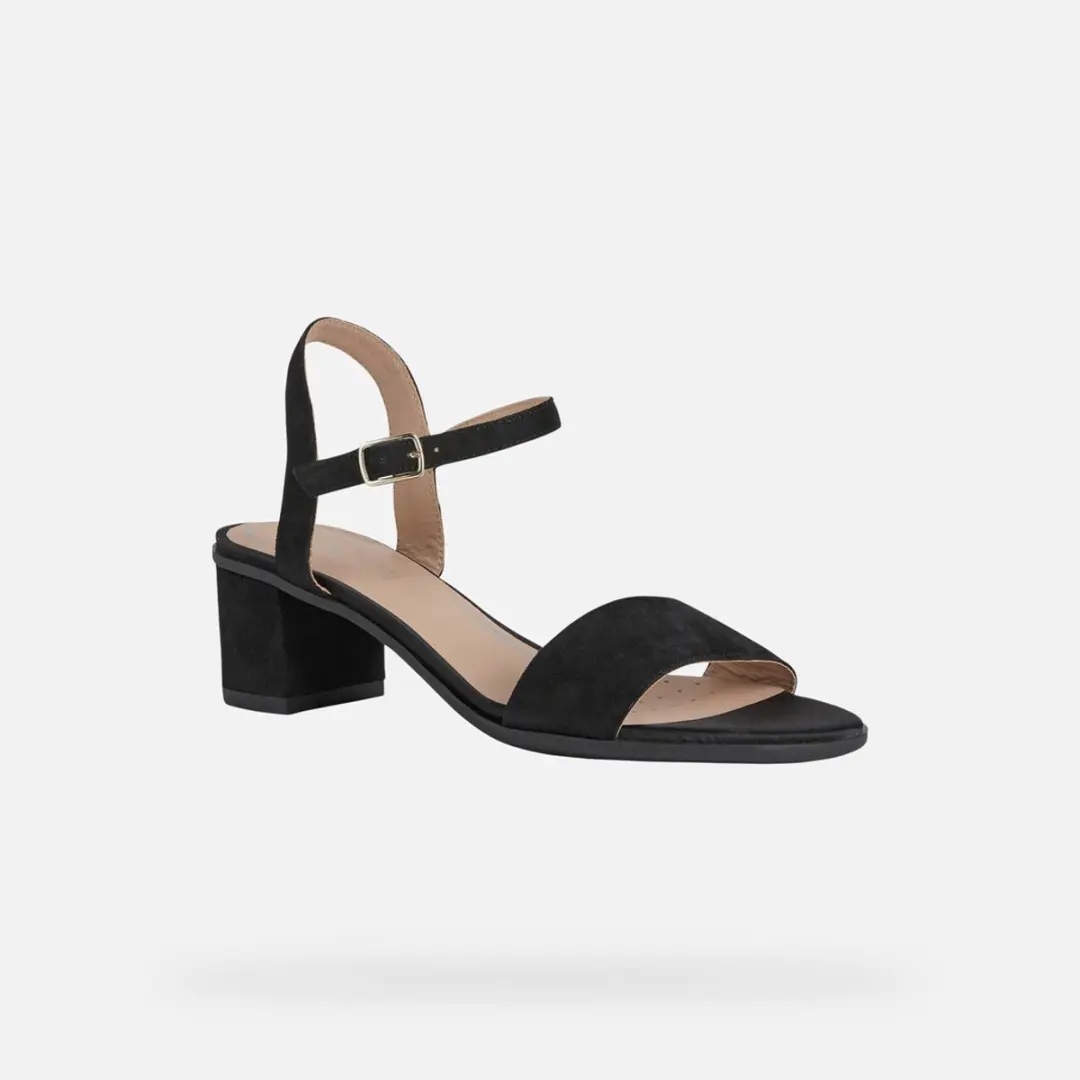 GEOX Aurely 50 Dames Sandalen - 36.5 - Zwart - afbeelding 5 van 6