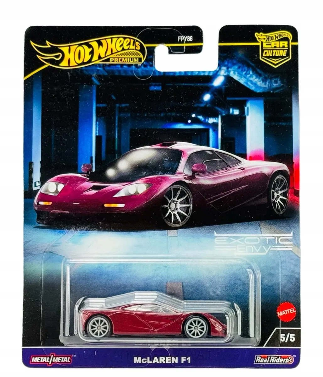 Hot Wheels Premium McLaren F1 Exotische Envy FPY86