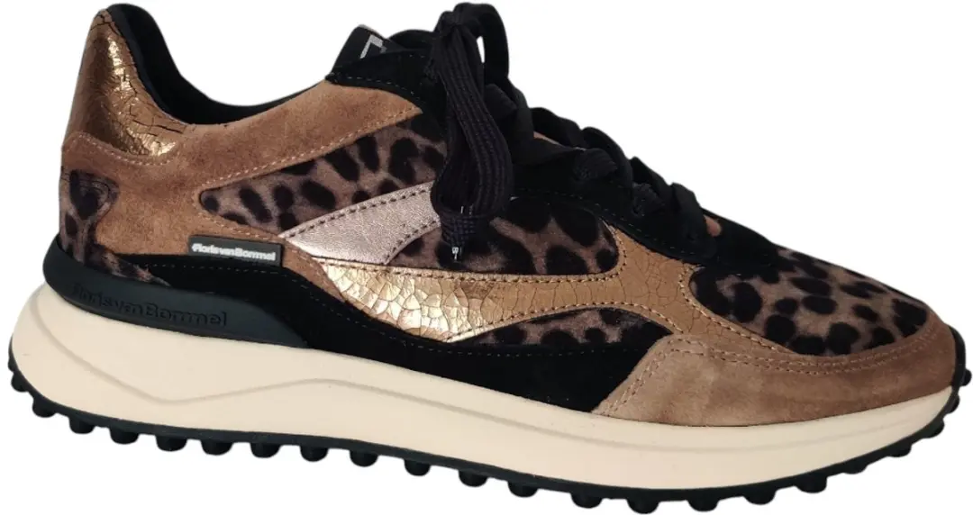 Floris van Bommel Sfw-10085 Noppi Sneakers - Ponyhair Bruin - afbeelding 3 van 6