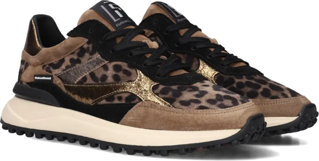 Floris van Bommel Sfw-10085 Noppi Sneakers - Ponyhair Bruin - afbeelding 4 van 6
