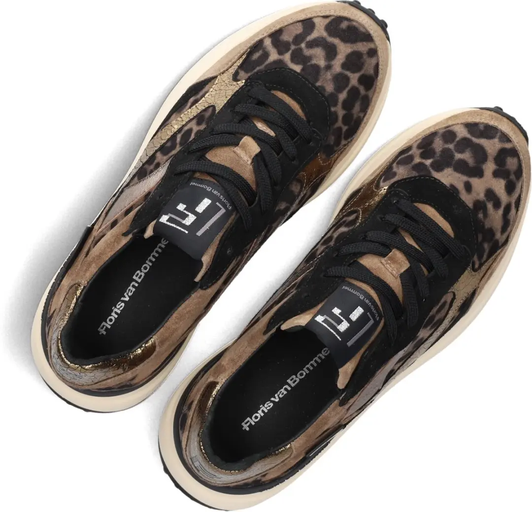 Floris van Bommel Sfw-10085 Noppi Sneakers - Ponyhair Bruin - afbeelding 5 van 6