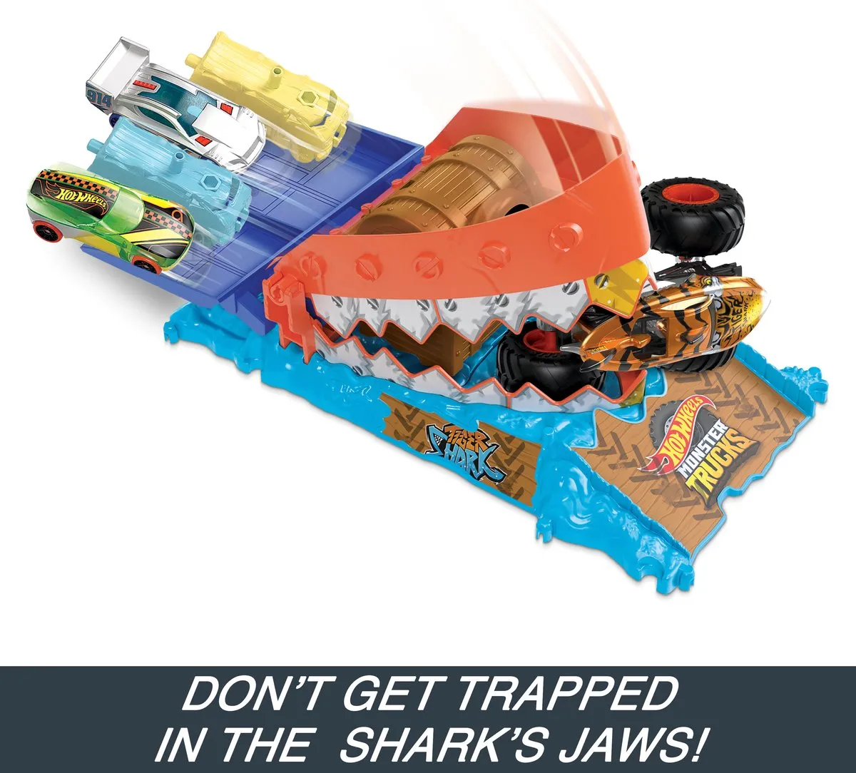 Hot Wheels Monster Trucks Arena Smashers Schathappers Uitdaging Speelset HTP17 - afbeelding 3 van 6
