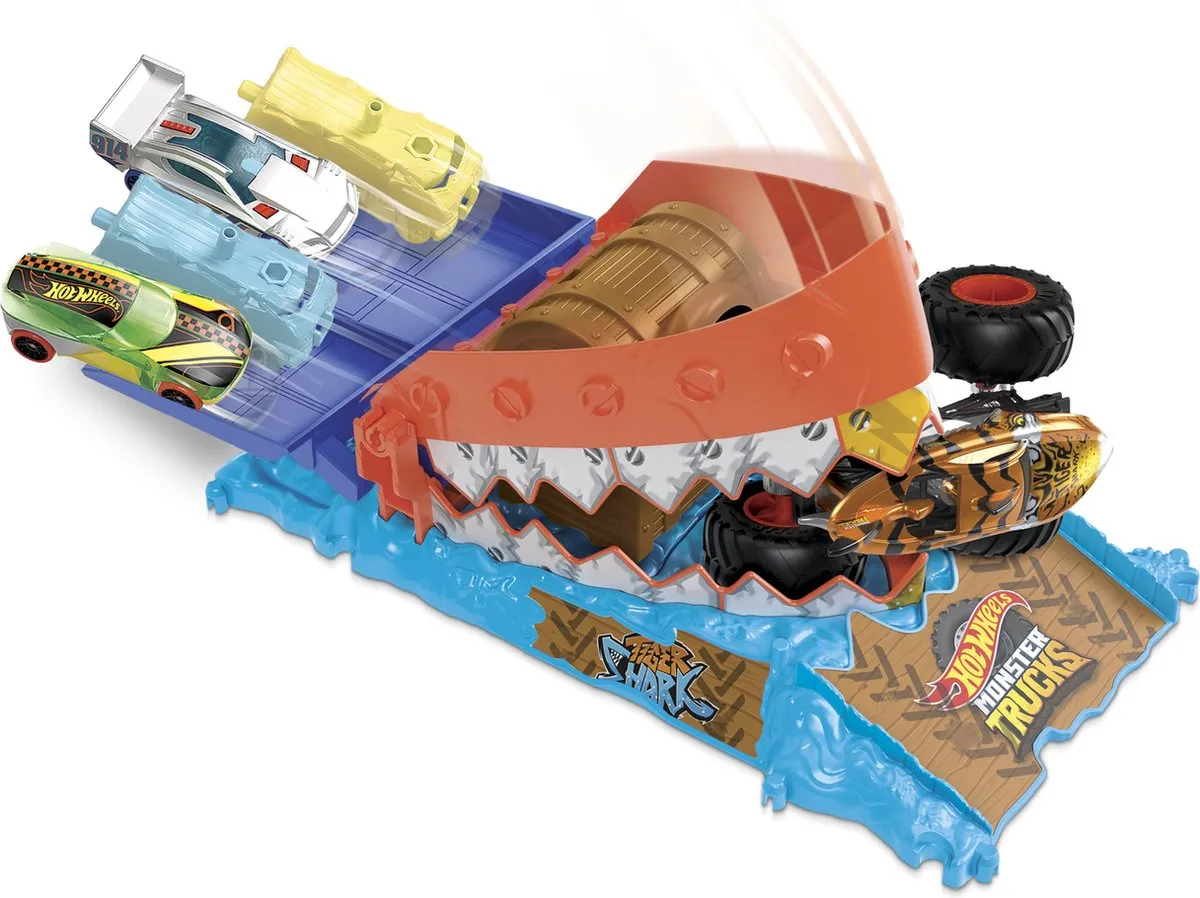 Hot Wheels Monster Trucks Arena Smashers Schathappers Uitdaging Speelset HTP17 - afbeelding 4 van 6