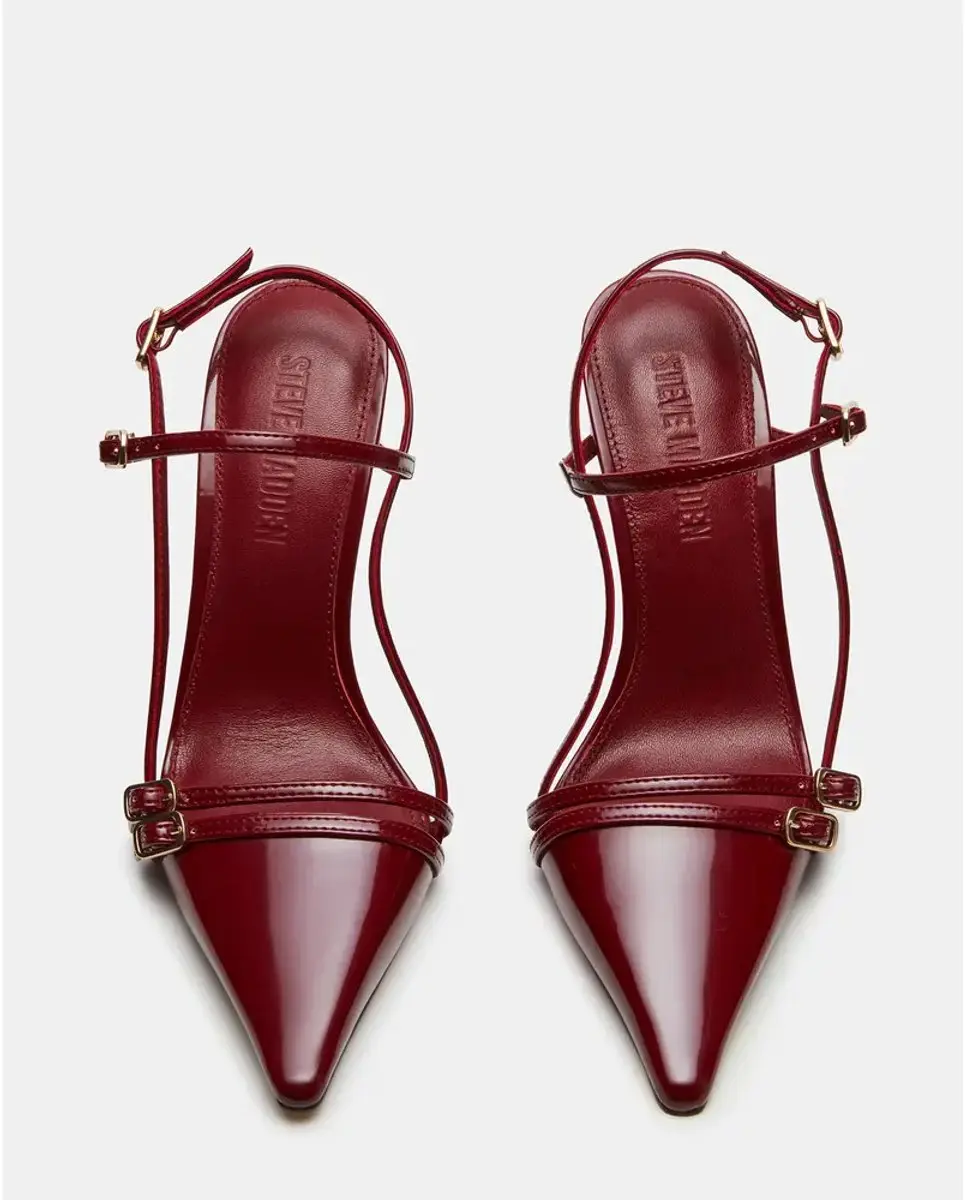 Steve Madden Deagan Damesschoenen - Wijnpatent - Maat 41 - afbeelding 4 van 6