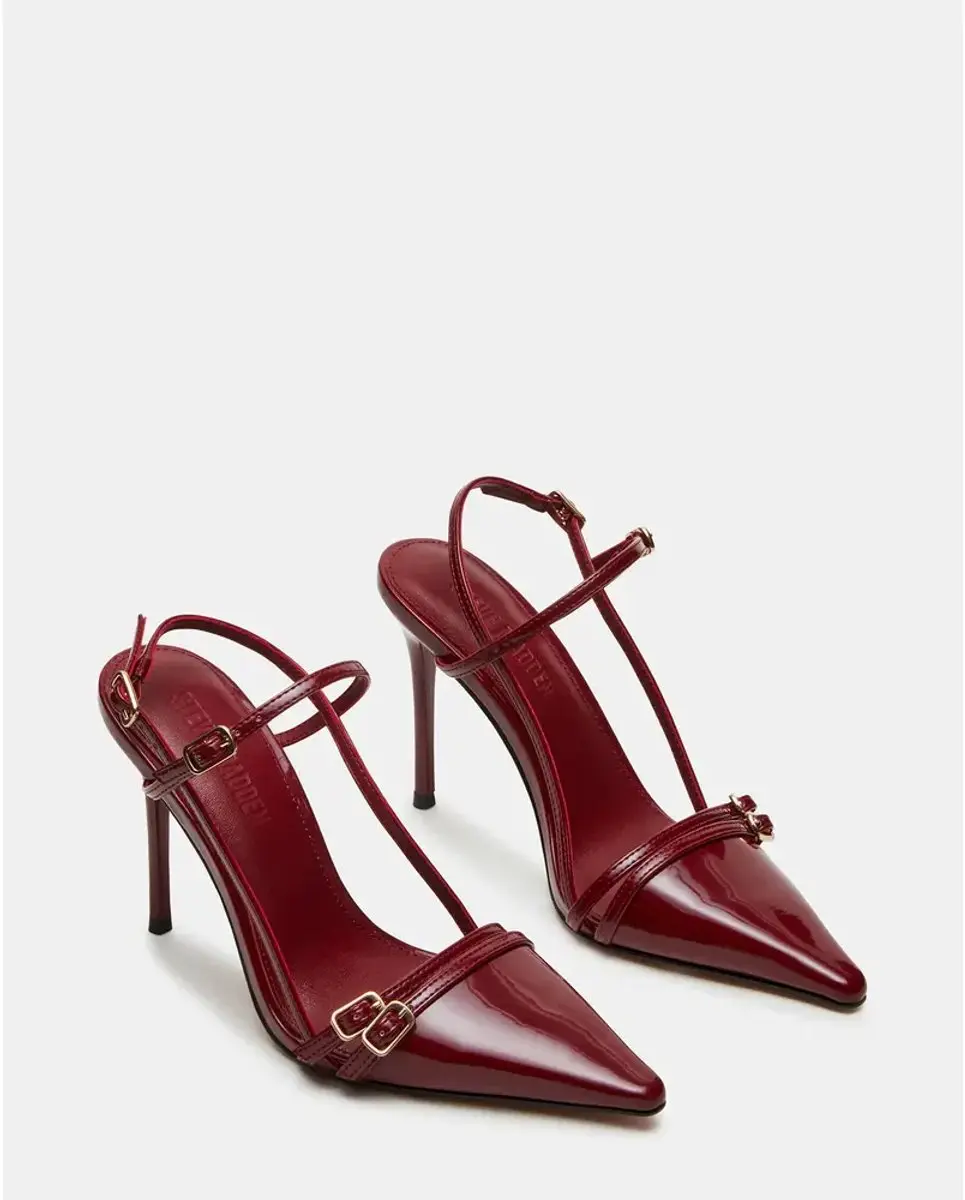 Steve Madden Deagan Damesschoenen - Wijnpatent - Maat 41 - afbeelding 2 van 6