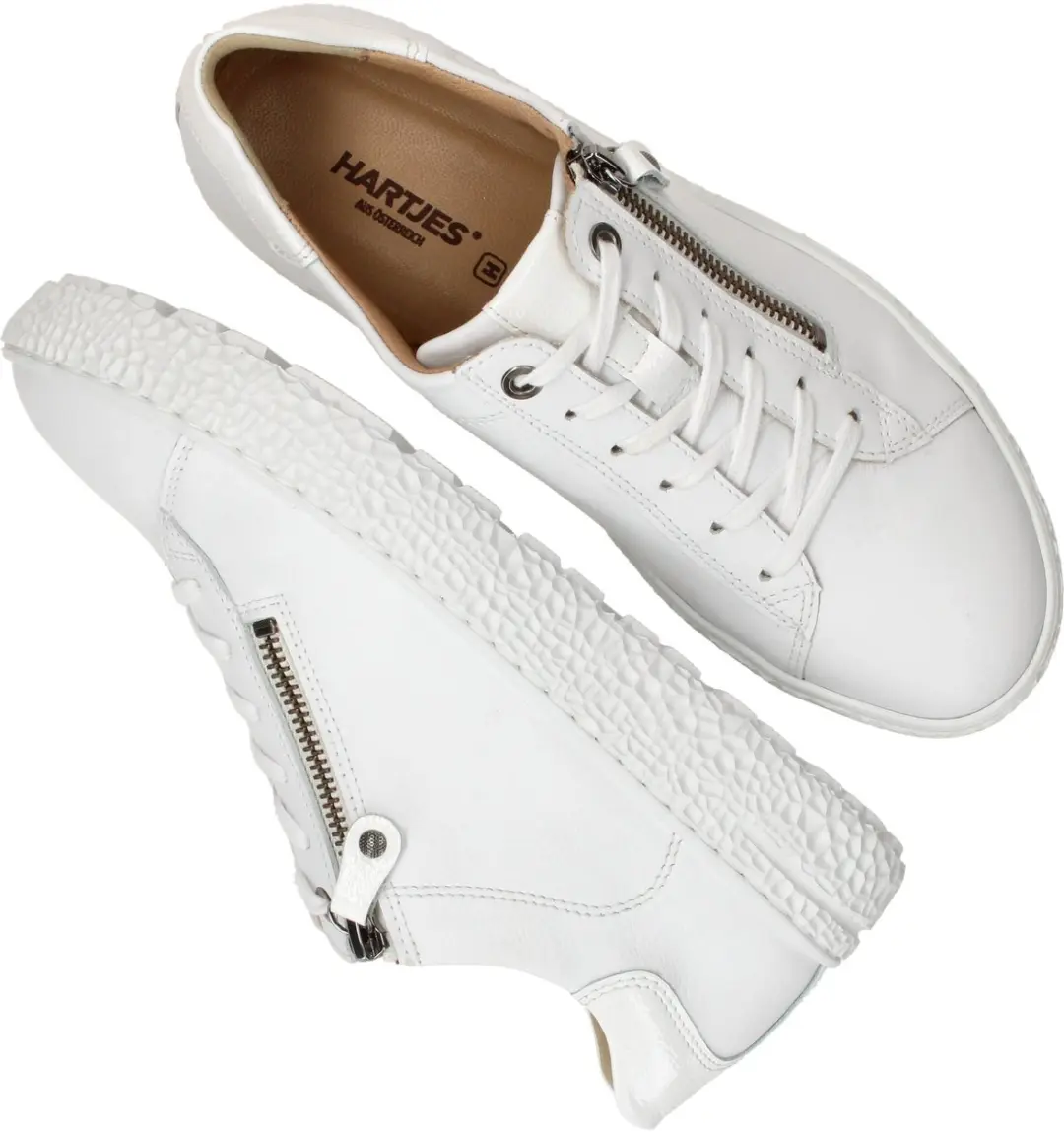 Hartjes 162.1409 Sneakers - Leer - Dames - Wit - afbeelding 6 van 6