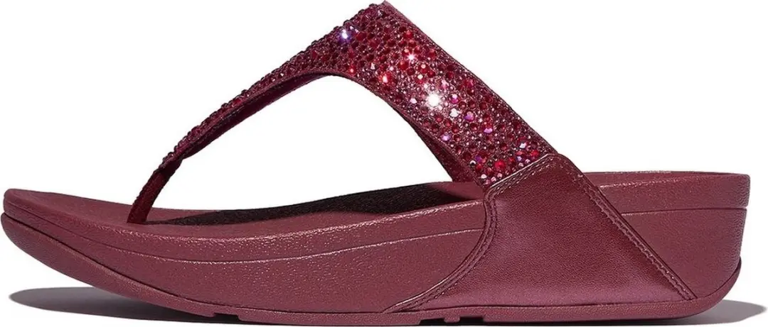 Damessandalen FitFlop Lulu Crystal-Mix Toe-Post