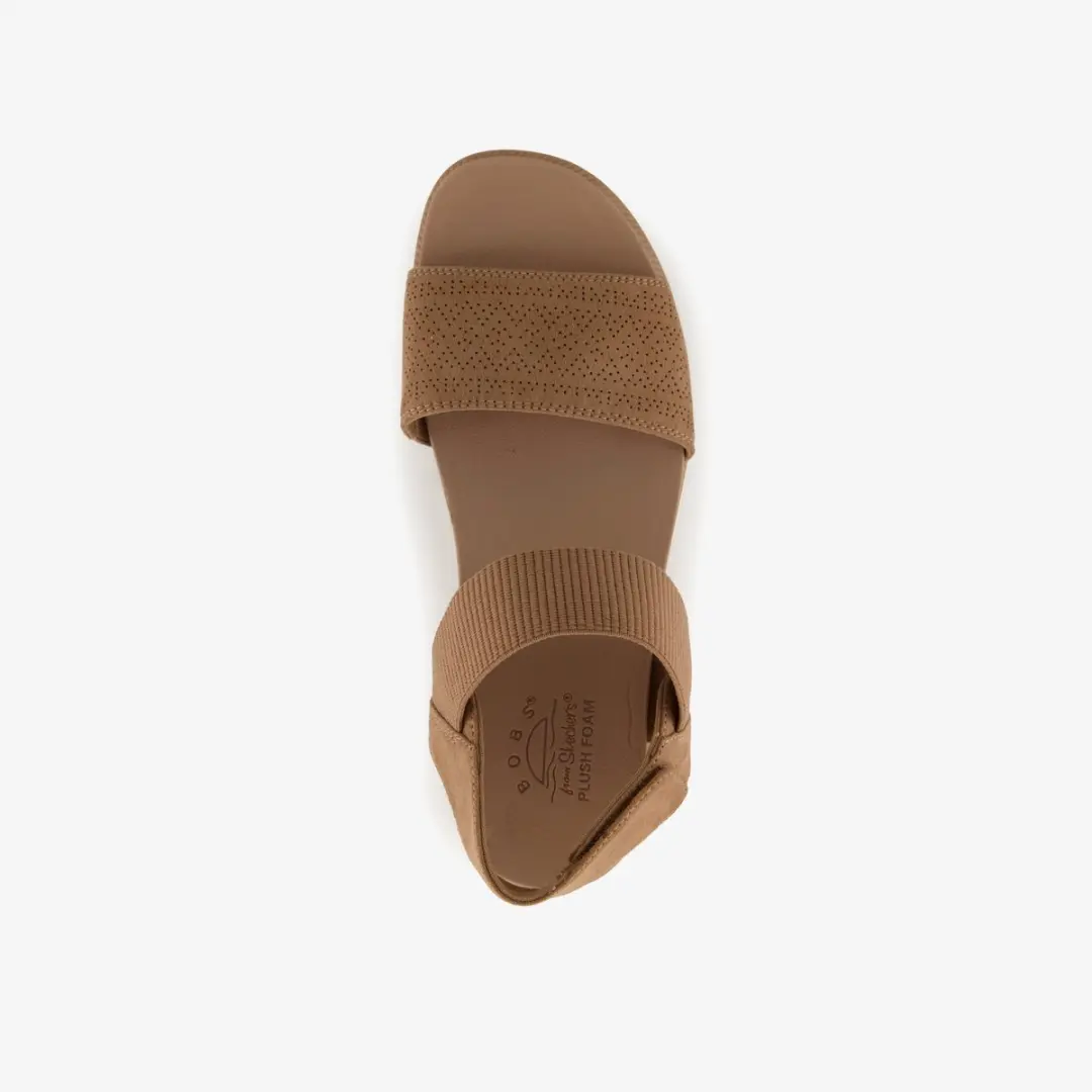 Skechers BOBS Desert Kiss Low Dames Sandalen - Bruin 36 - afbeelding 4 van 6