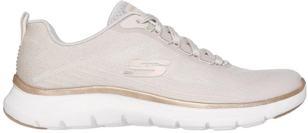 Buty Damskie SKECHERS FLEX APPEAL 5.0 ELEGANT GLOW Beżowe Skechers sneakers dam