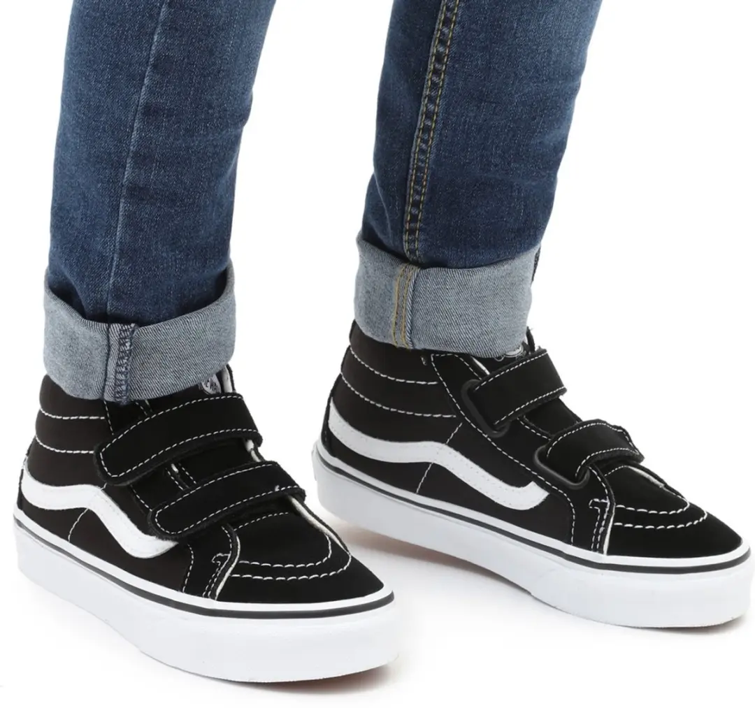 Vans Sk8-Mid Reissue V Sneaker - 17 - Black/True White - afbeelding 4 van 6
