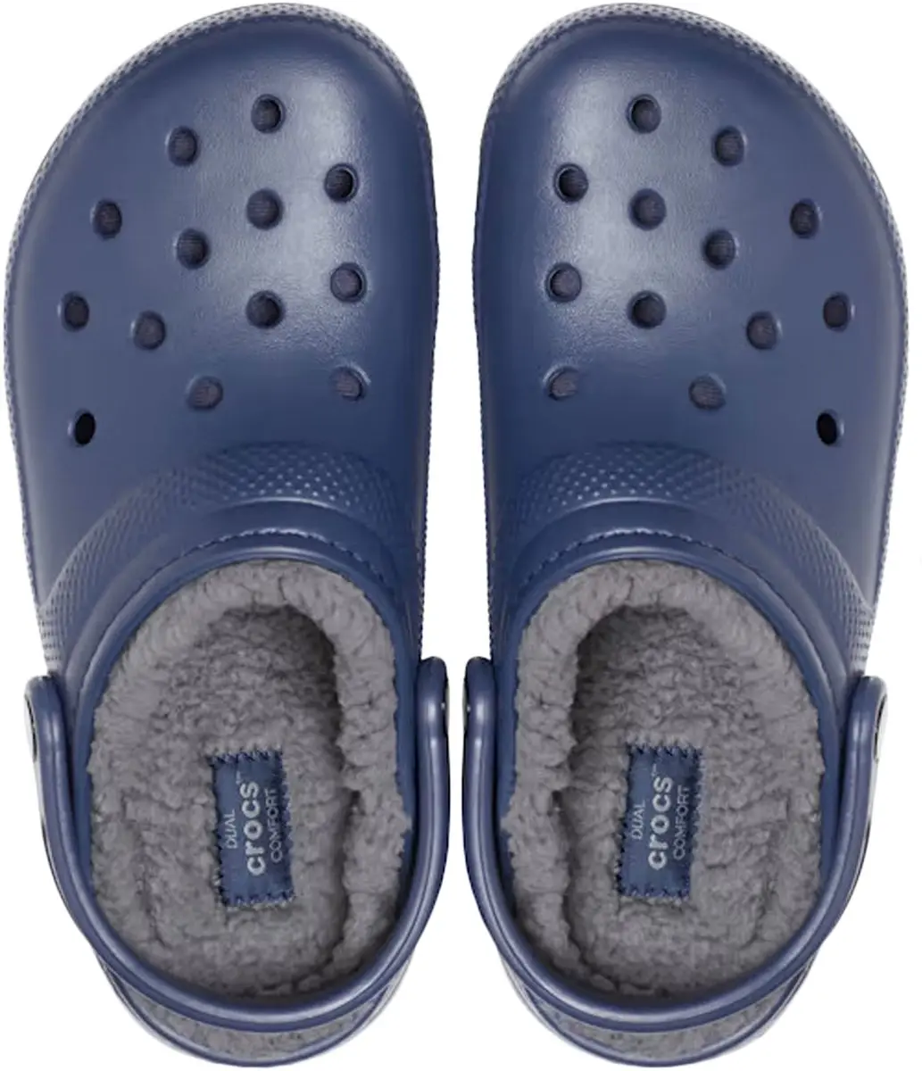 Crocs Classic Lined Clog Slippers - Blauw 36/37