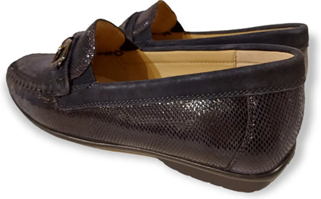 Sioux Cortizia-723-H Instappers - Blauw 42.5 - afbeelding 6 van 6