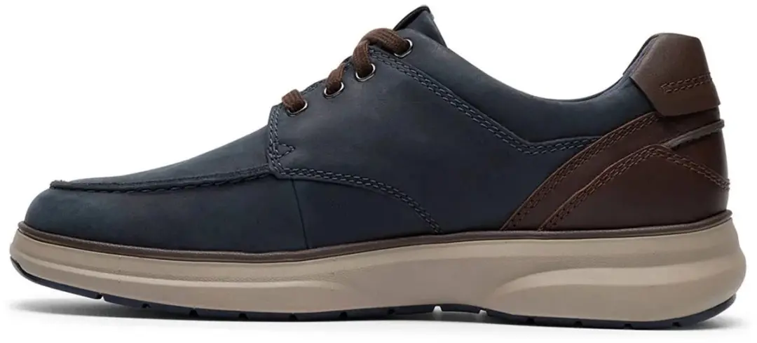 Clarks Mullan Moc Lage Sneakers - Blauw 40.5 - afbeelding 5 van 6