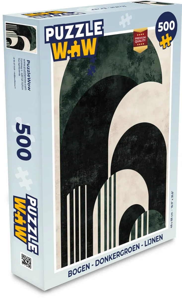 PuzzleWow Bogen Puzzel 500 Stuks