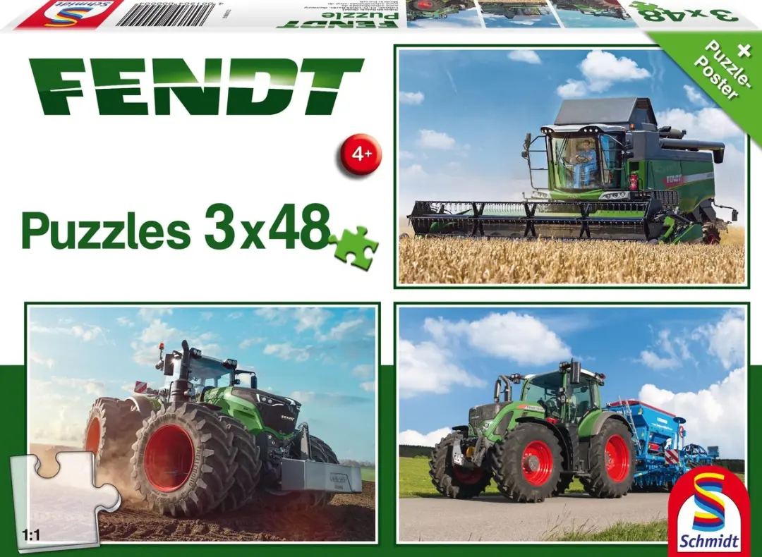 Schmidt Spiele Traditionele Puzzel Fendt 1050 Vario
