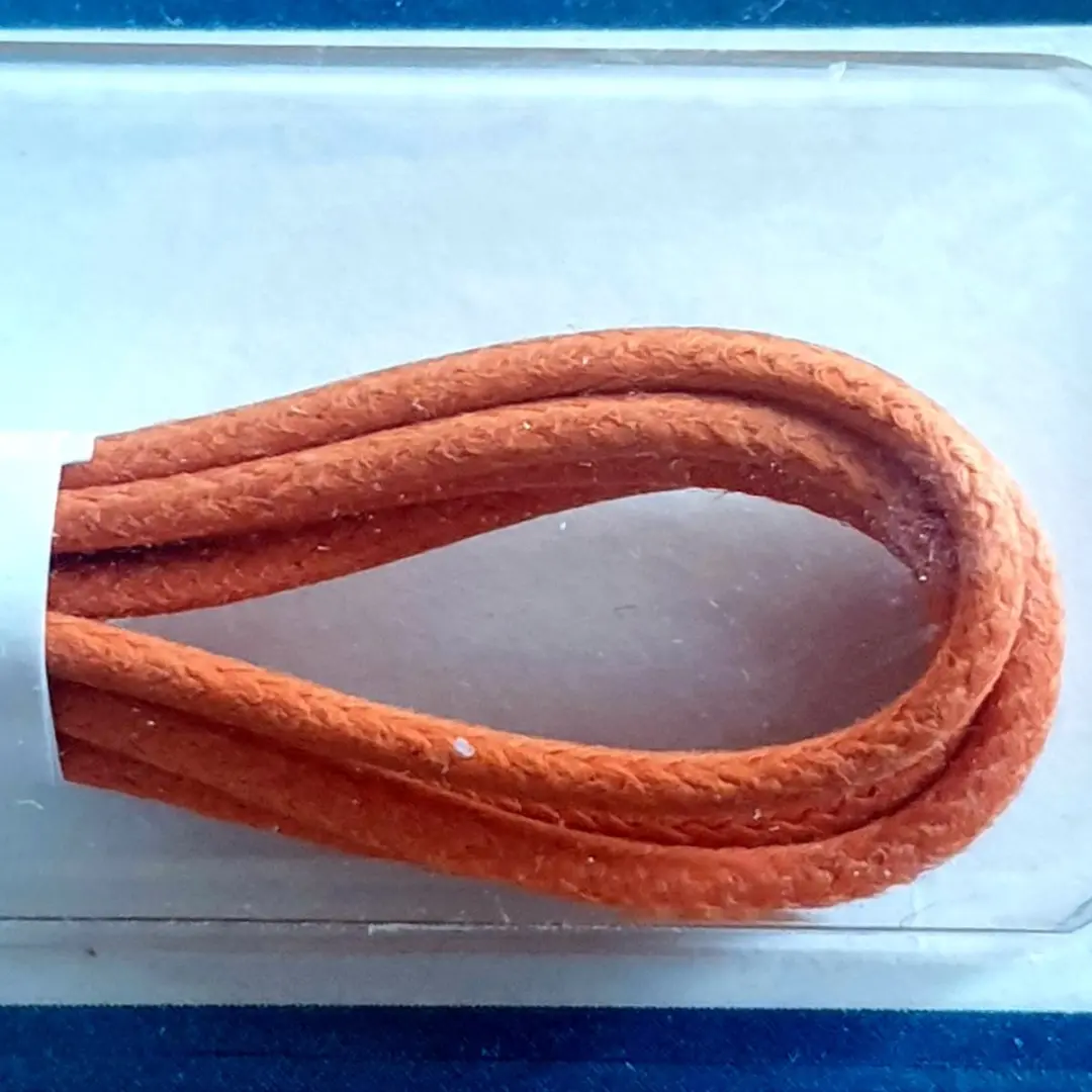 Cordial oranje schoenveters
