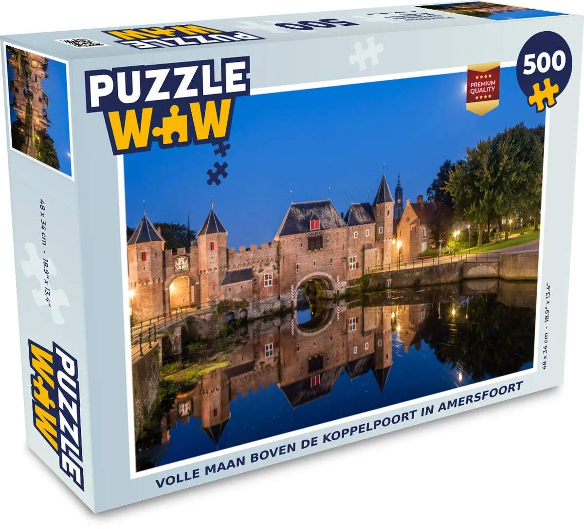 PuzzleWow Maan Poort Legpuzzel 500 Stuks - Multicolor
