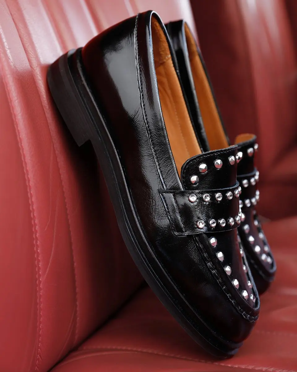 VIA VAI Fae Wylder Loafers Dames - Zwart - Maat 39 - afbeelding 5 van 6
