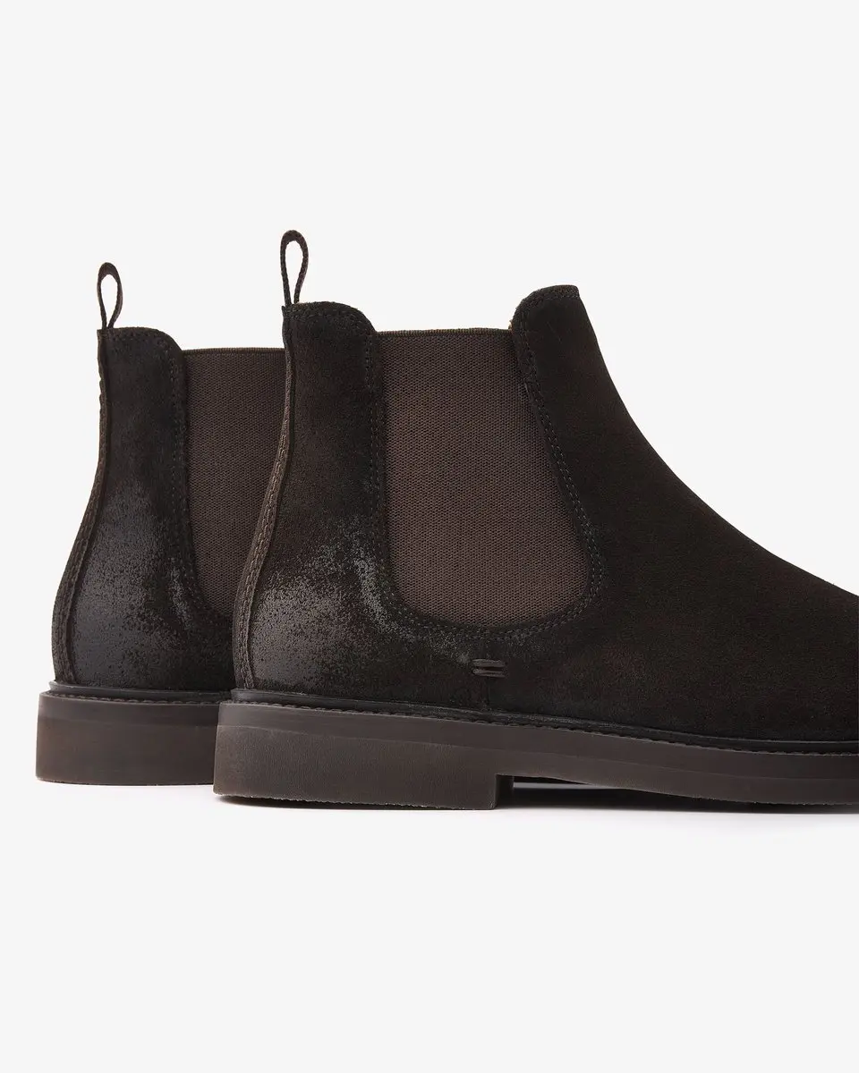 VIA VAI Lewis Chelsea Boots Heren - Bruin - Suede - Maat 43