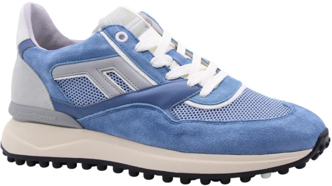 Floris van Bommel NOPPI 38.02 Lage Sneakers - Blauw 44.5
