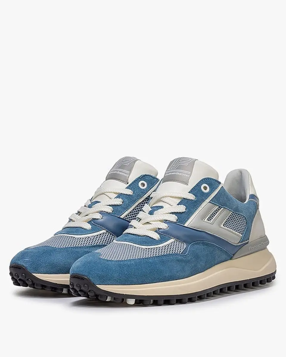Floris van Bommel NOPPI 38.02 Lage Sneakers - Blauw 44.5 - afbeelding 2 van 6