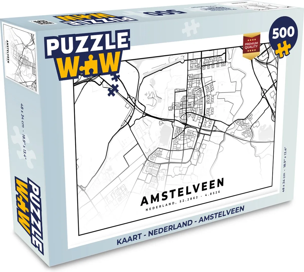 PuzzleWow Legpuzzel 500 Stuks - Multicolor