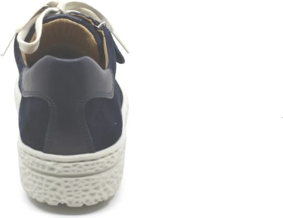 Hartjes PHIL SHOE Blauwe Suède Sneaker - Wijdte H