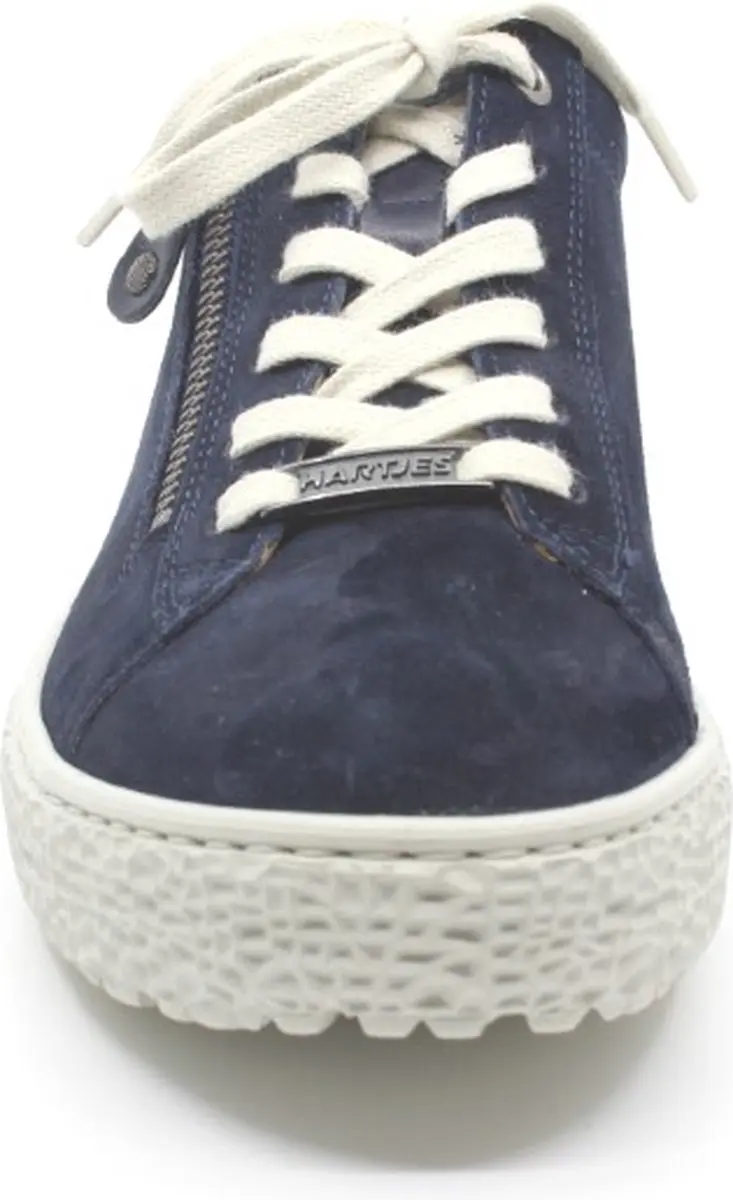 Hartjes PHIL SHOE Blauwe Suède Sneaker - Wijdte H