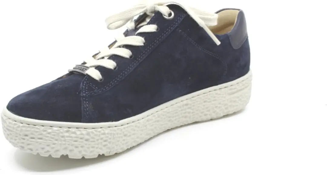 Hartjes PHIL SHOE Blauwe Suède Sneaker - Wijdte H