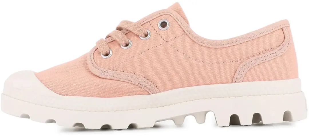 Palladium Pampa Oxford Damestrainers - 36 - Roze Steen - afbeelding 2 van 6
