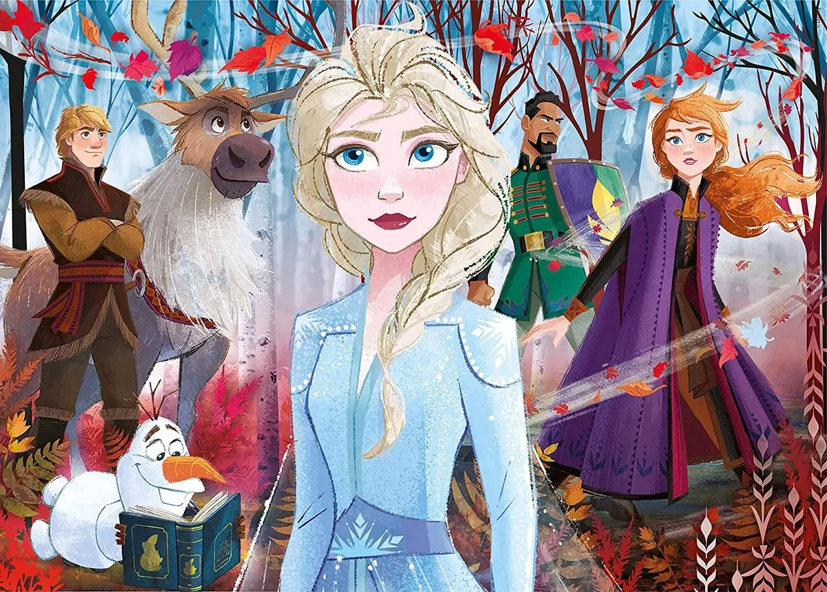Disney Frozen 2 4-in-1 Puzzels - 120 Stuks (4x30) Multicolor