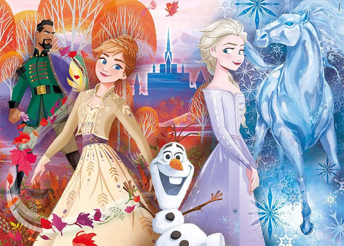 Disney Frozen 2 4-in-1 Puzzels - 120 Stuks (4x30) Multicolor
