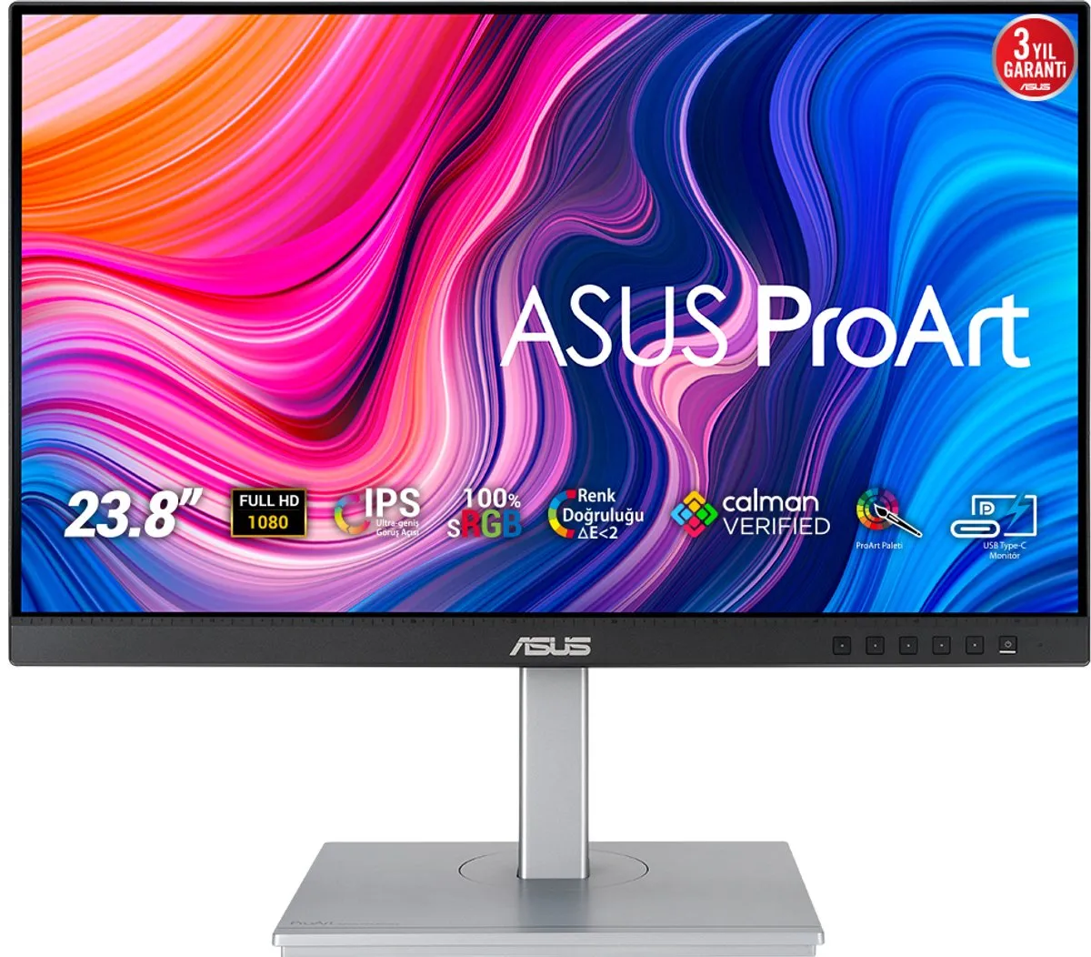 ASUS ProArt PA247CV Monitor - 23.8" FHD IPS - USB-C 65W